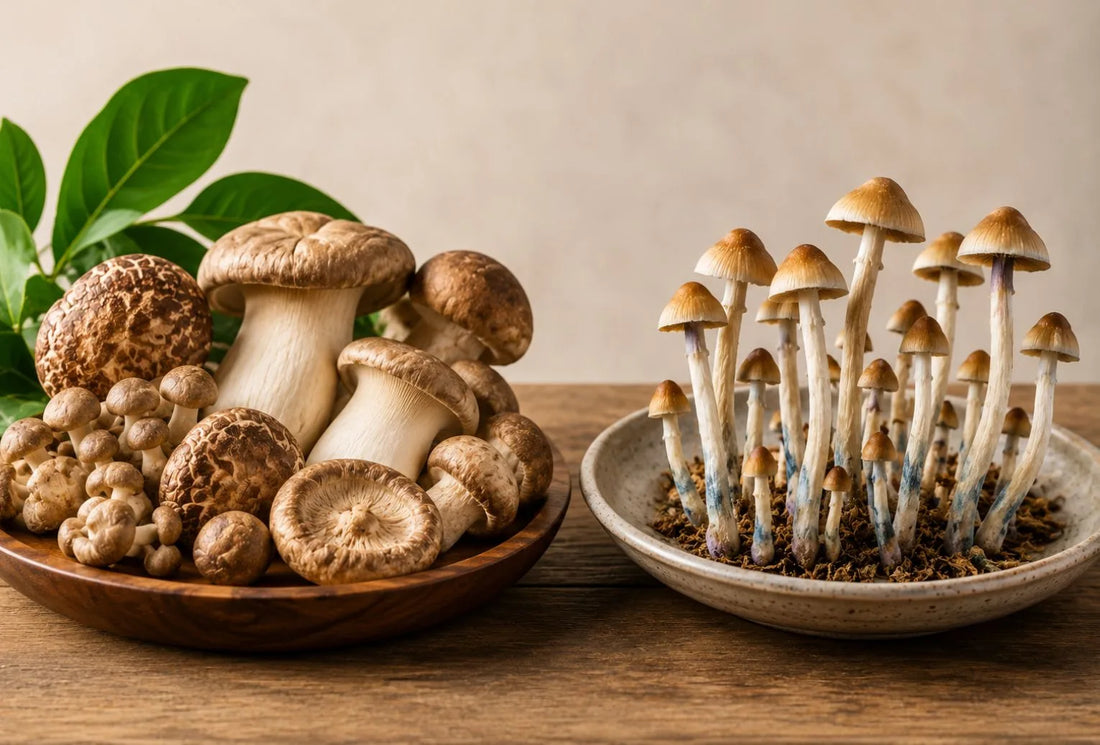 Functional Mushrooms Vs Psychedelic Mushrooms