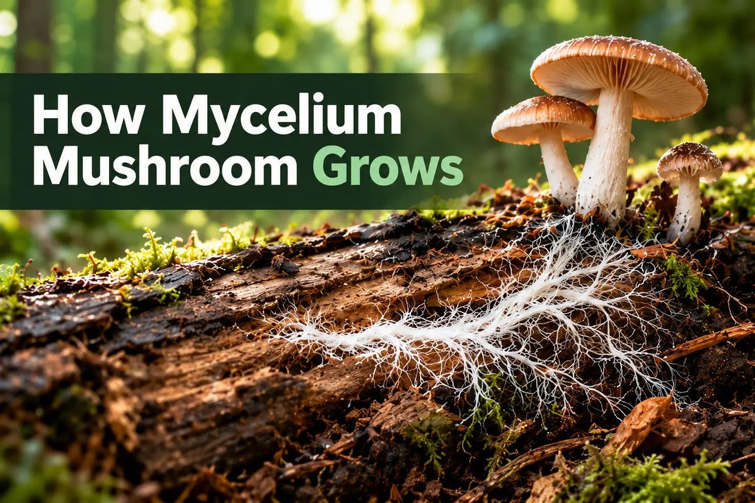 Mycelium Mushroom Grows