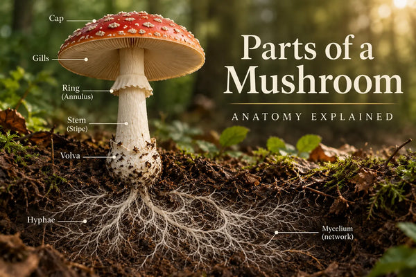 Parts of a Mushroom: Anatomy & Functions Explained