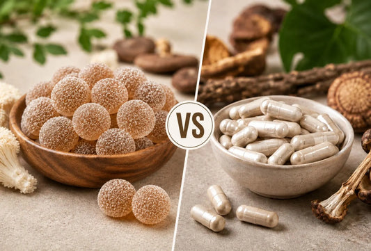 Mushroom Gummies Vs Capsules