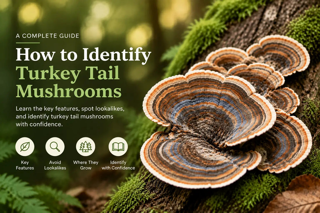 Turkey Tail Mushroom Identification