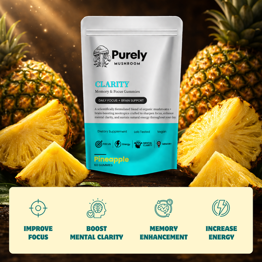 Clarity Memory and Focus Pineapple 60 Gummies 