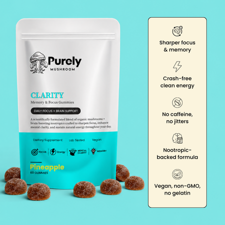 Clarity Memory & Focus Mushroom Gummies