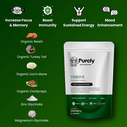 Purely Mushroom Thrive Gummies