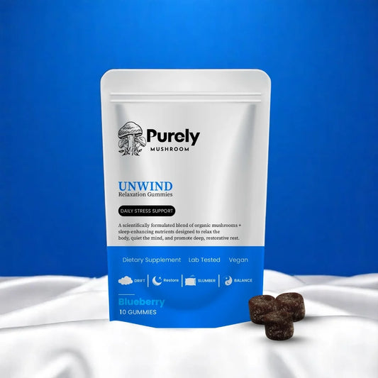 Unwind Relaxation Mushroom Gummies