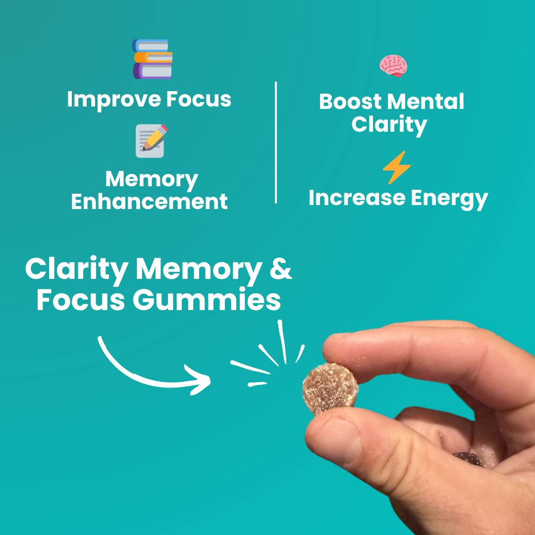 Purely Mushroom Clarity Memory and Focus Gummies
